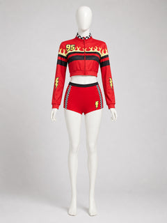Two-Piece Racing-Style Stage Costume