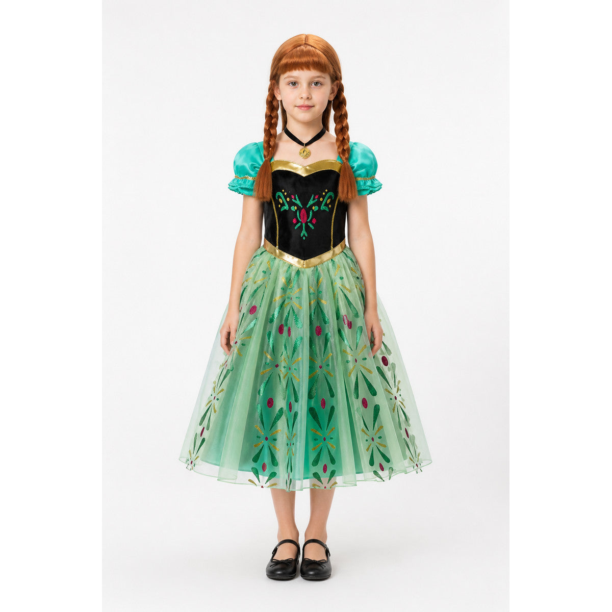 Princess Costume with Wig and Necklace main product view
