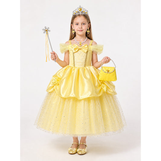 Yellow Princess Halloween Costume main product view