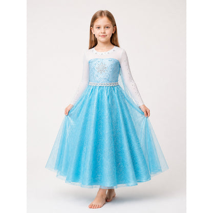 Light Blue Princess Costume for Halloween main product view