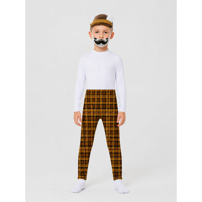 Carnival Jumpsuit with Plaid Bottom for Play on-model view