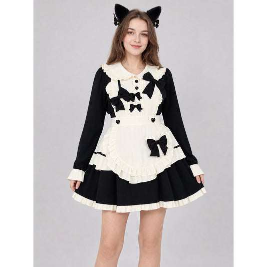 Maid Cosplay Costume, Dress with Apron