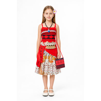 Moana Costume with Top and Skirt for Halloween main product view