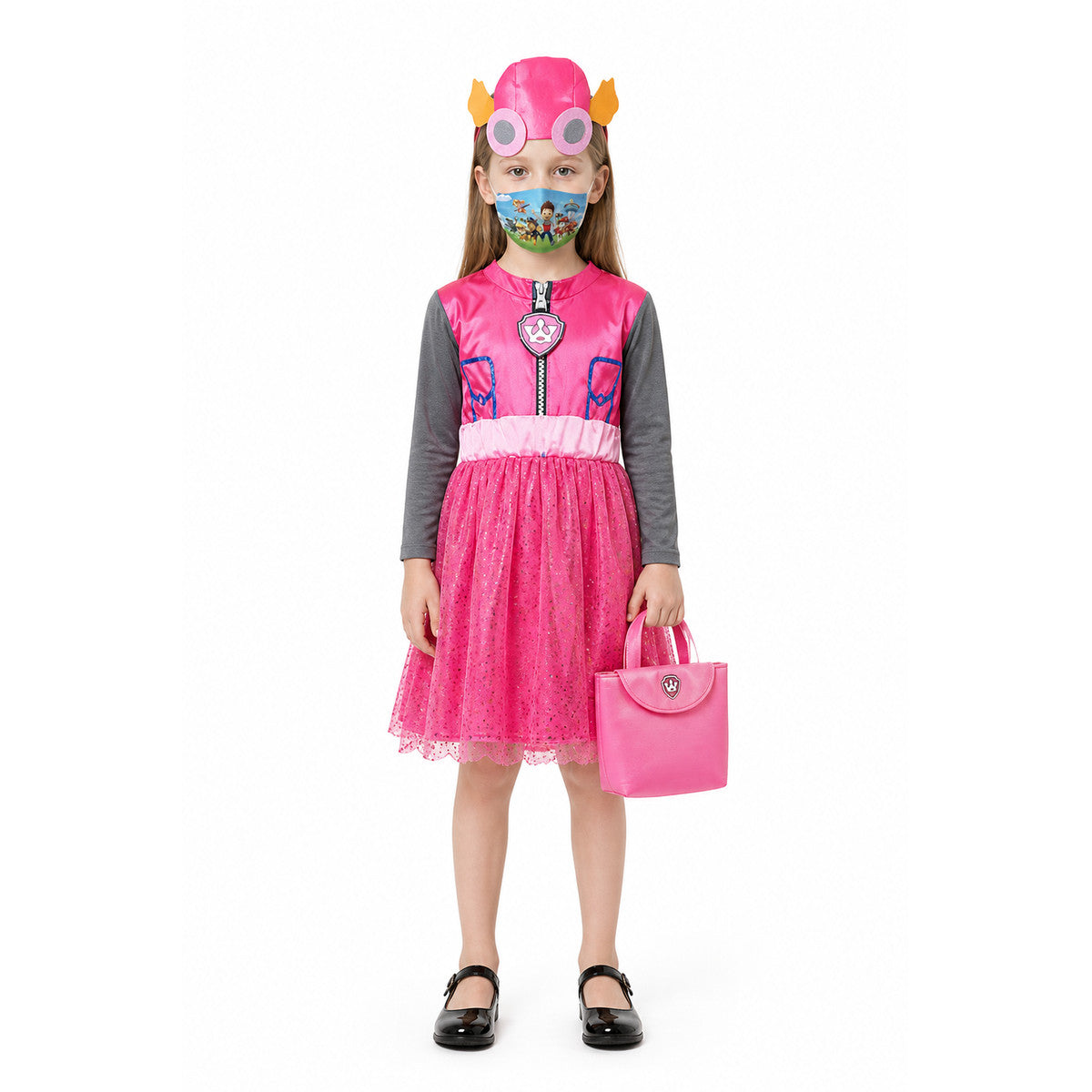 Children's Paw Patrol carnival costume with a full skirt main product view
