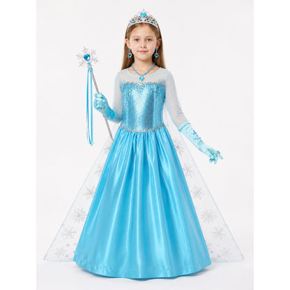 Snow Queen Costume for Halloween and Cosplay main product view