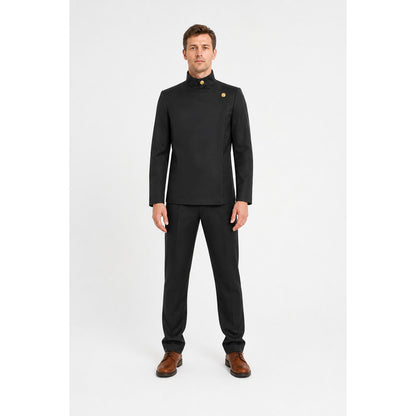 Cosplay Costume, Black, with Pants, Sizes S–XXL main product view