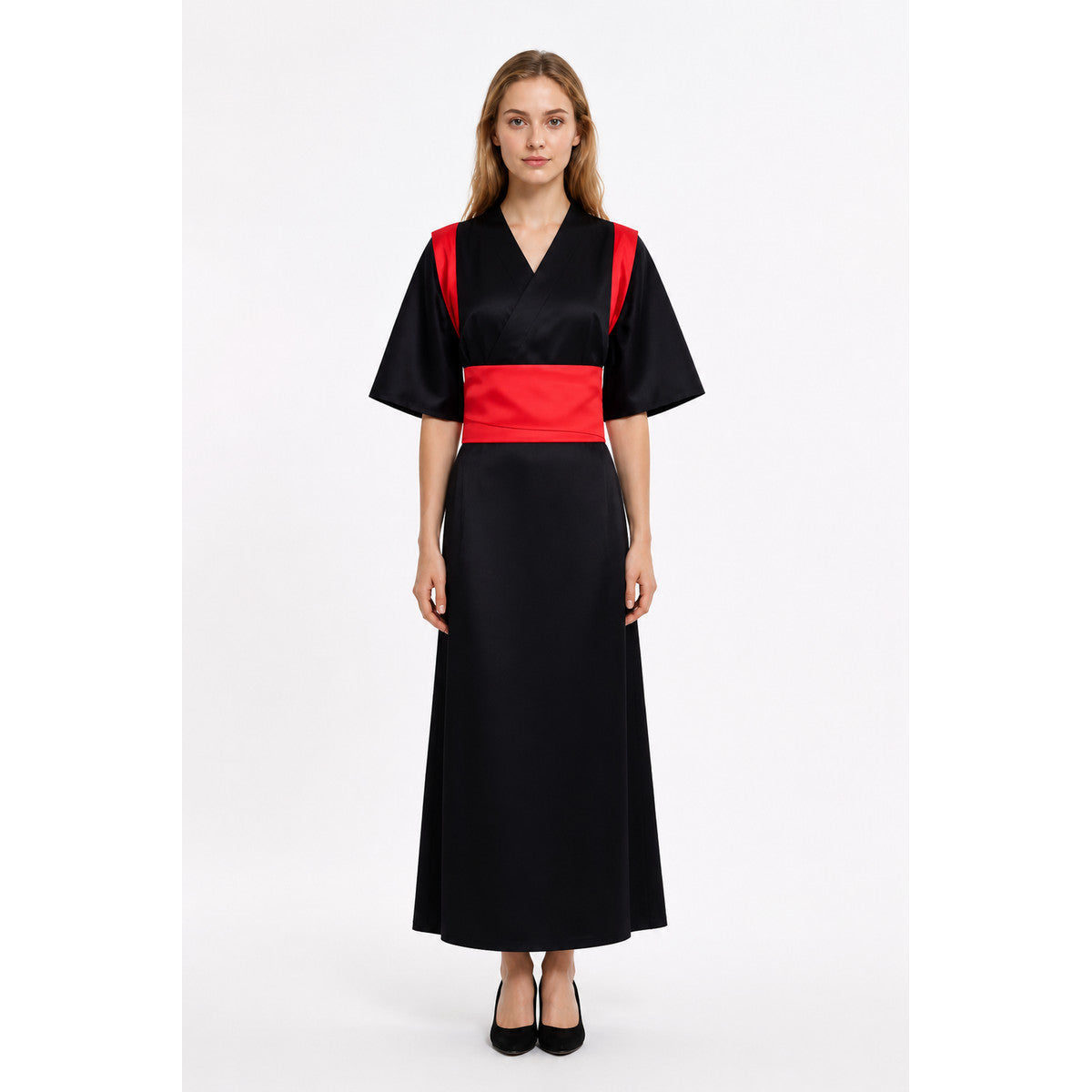 Anime Cosplay Costume with Red Bow for Halloween main product view