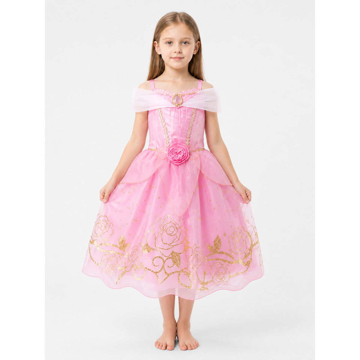 Halloween Princess Costume with Pink Dress main product view