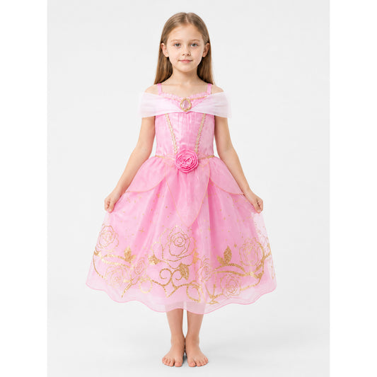 Halloween Princess Costume with Pink Dress main product view