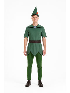 Peter Pan Cosplay Costume with Hat and Belt