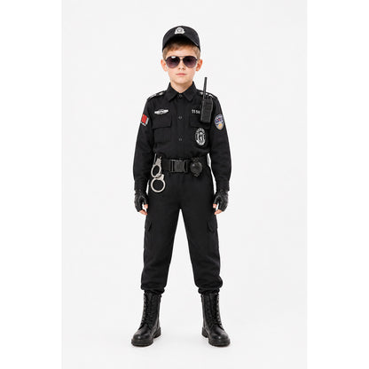 Children’s Police Officer Costume with Accessories main product view