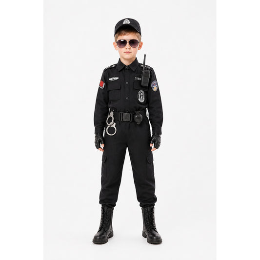 Children’s Police Officer Costume with Accessories main product view