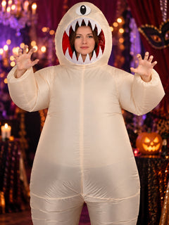 Inflatable One-Eyed Monster Carnival Costume, Beige