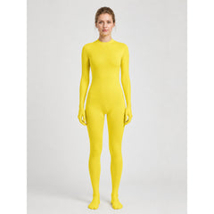 Yellow Hooded Jumpsuit Costume for Halloween