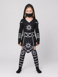 Black Ninja Costume for Cosplay and Halloween