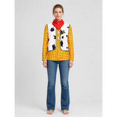 Toy Story Woody Sheriff Shirt with Star and Bandana for Cosplay