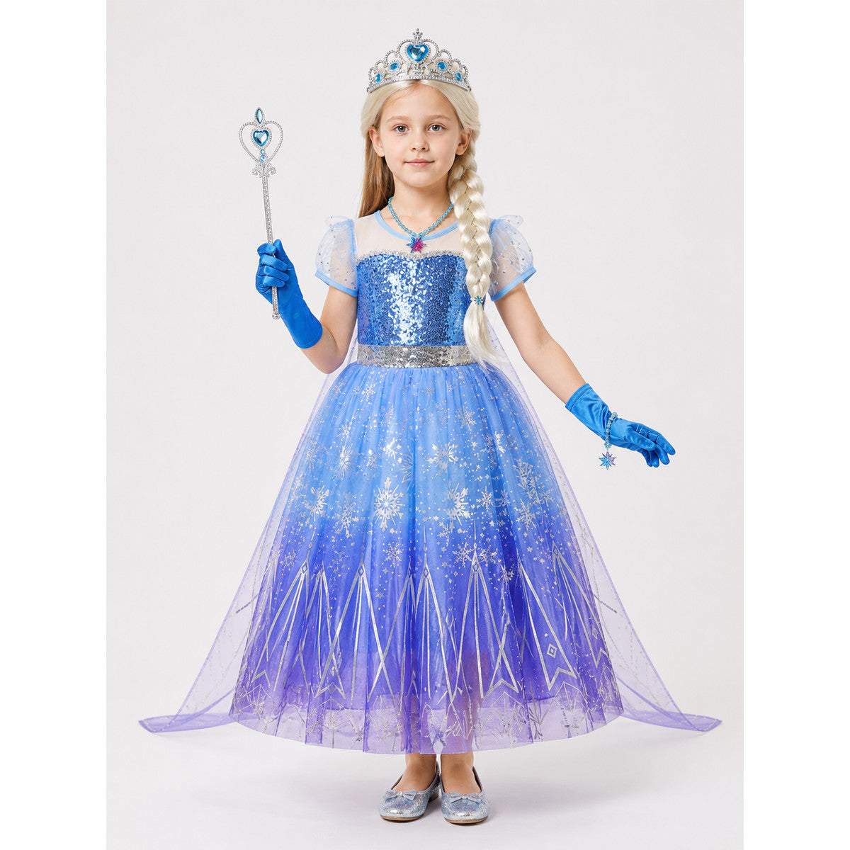 Blue Princess Costume for Cosplay main product view