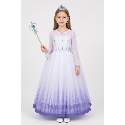 Elsa Long-Sleeve Dress with a Full Skirt main product view