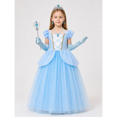 Blue Princess Carnival Costume for Halloween