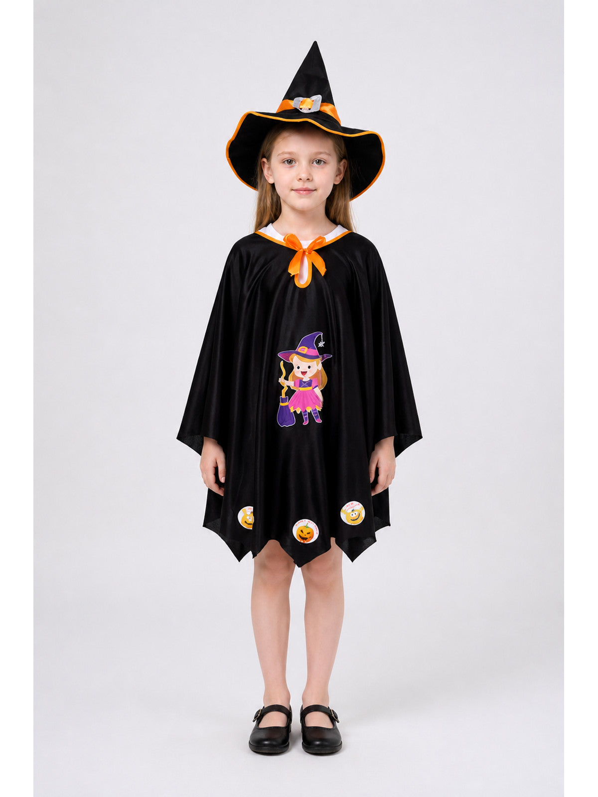 Costume with Cape and Pointed Hat main product view