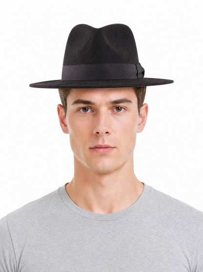Carnival Wide-Brim Fedora Hat