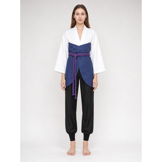 Sasuke Cosplay Costume: Jacket, Pants, and Accessories