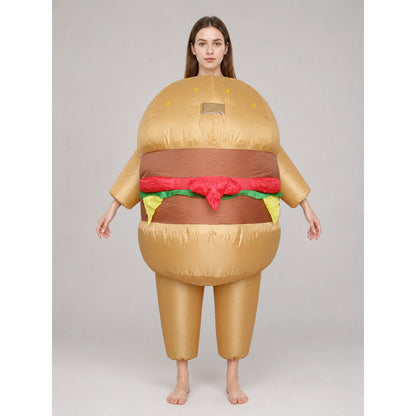 One-Size Hamburger Costume for Parties