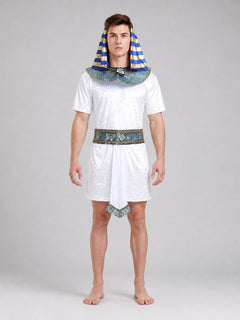 Ancient Egyptian Pharaoh Costume for Masquerades and Stage Performances