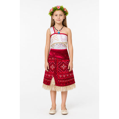 Costume Dress with Ethnic Pattern and Fringe main product view
