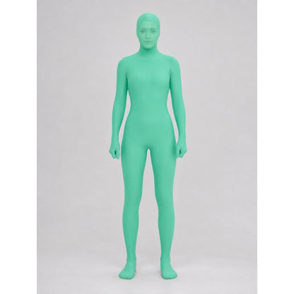One-piece hooded costume for cosplay and stage use