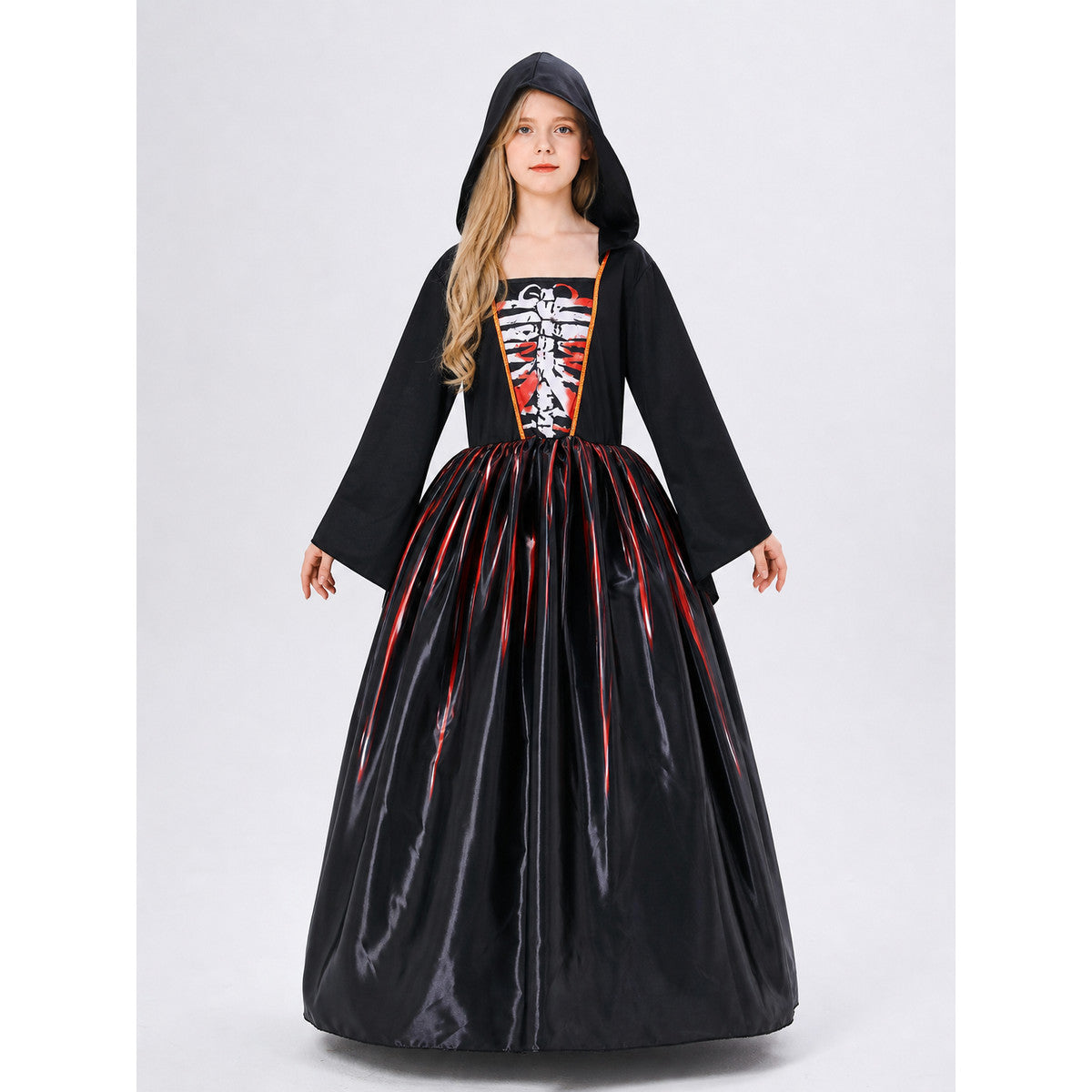 Cosplay Costume: Hooded Dress with Necklace