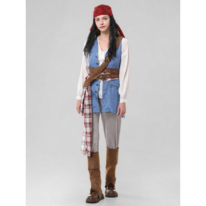 Pirate Costume for Halloween, Cosplay, and Performances