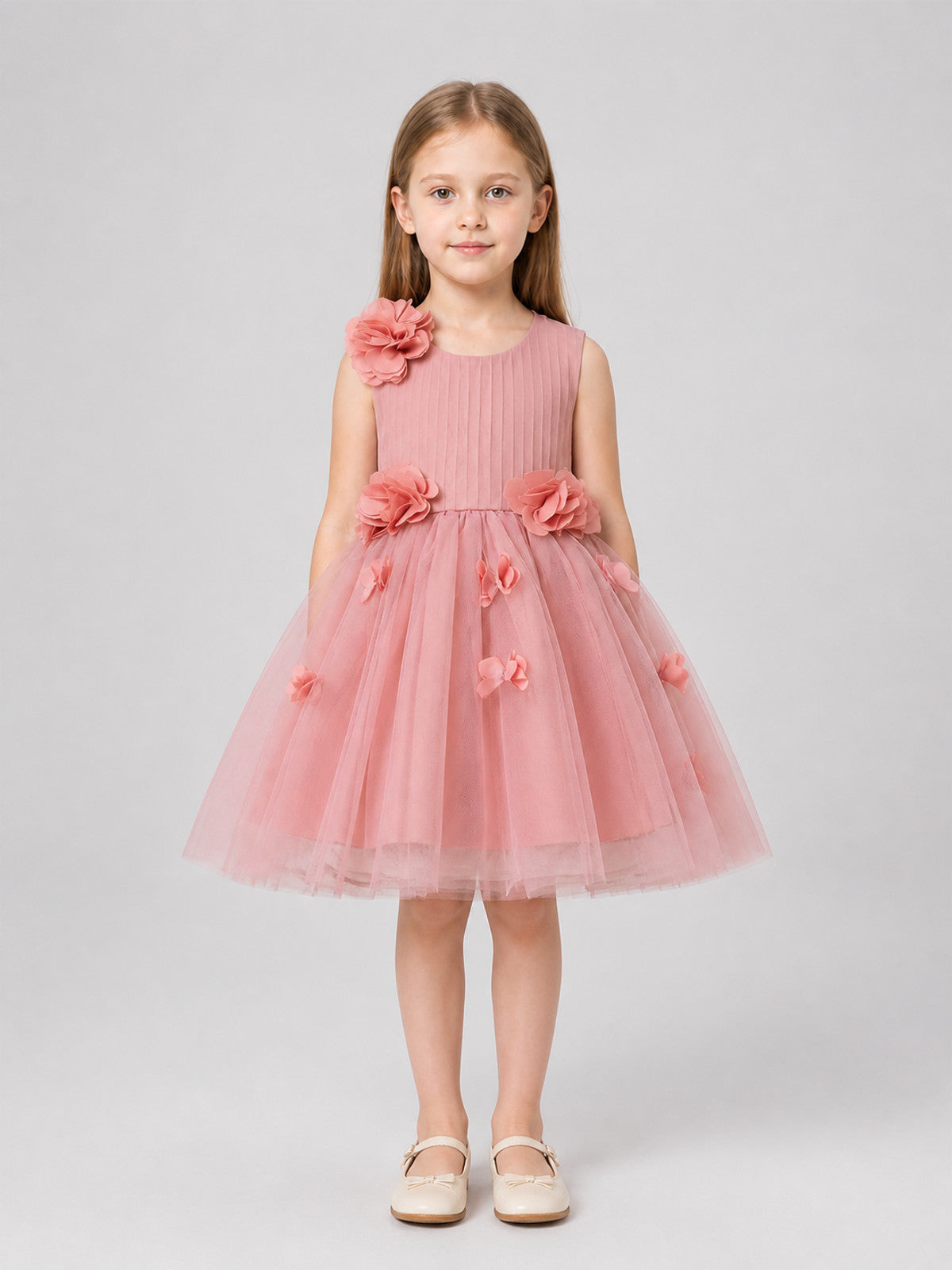 Flower Tutu Dress for Performances and Weddings