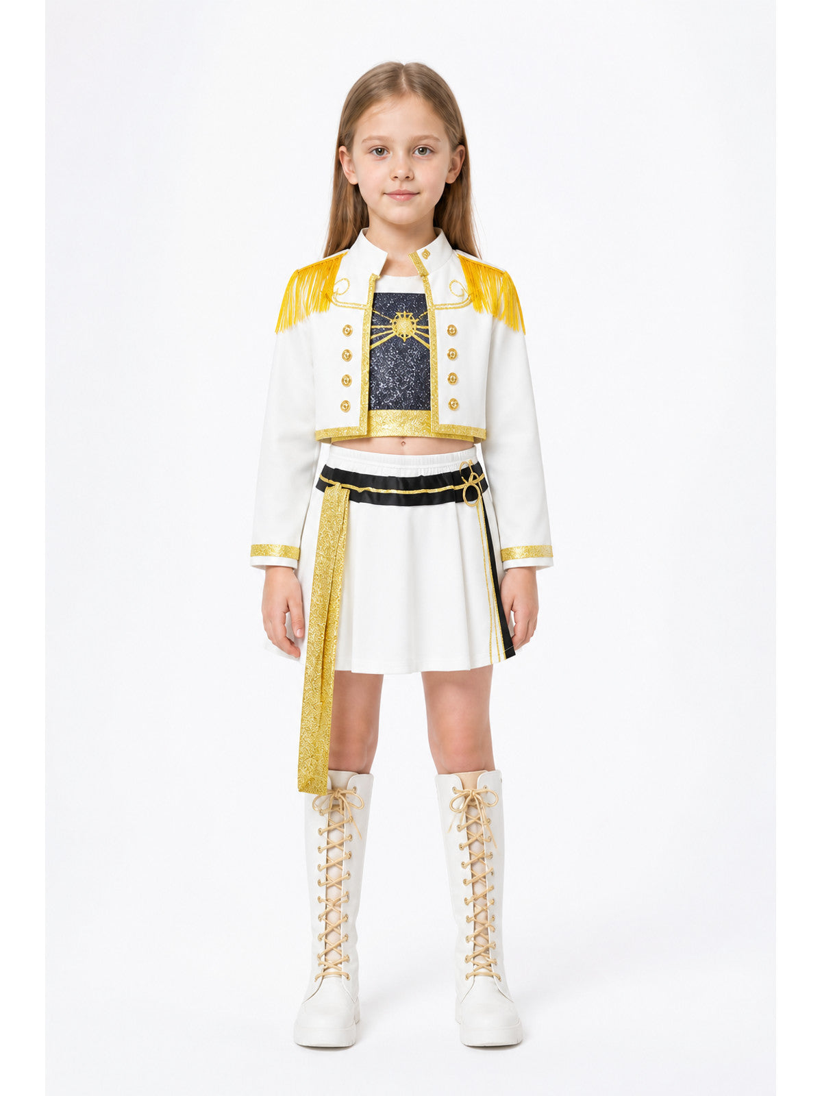 Children's Demon Hunter Stage Costume, 3-Piece main product view