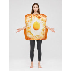 Toast and Fried Egg Costume for Halloween and Parties