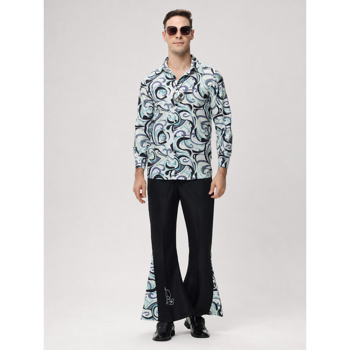 Retro Stage Costume: Shirt and Flared Pants