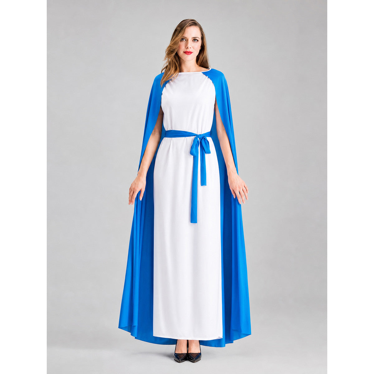 Jesus Cosplay Costume with White Robe front view