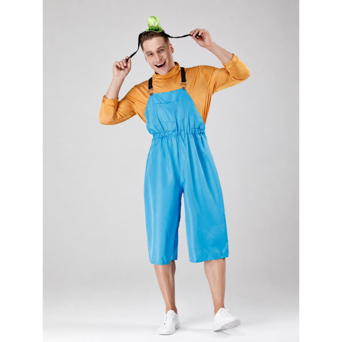 Blue Halloween Cosplay Bib Shorts