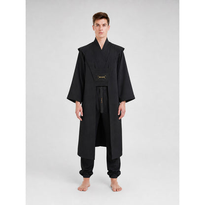 Obi-Wan Kenobi Cosplay Costume, Black Robe