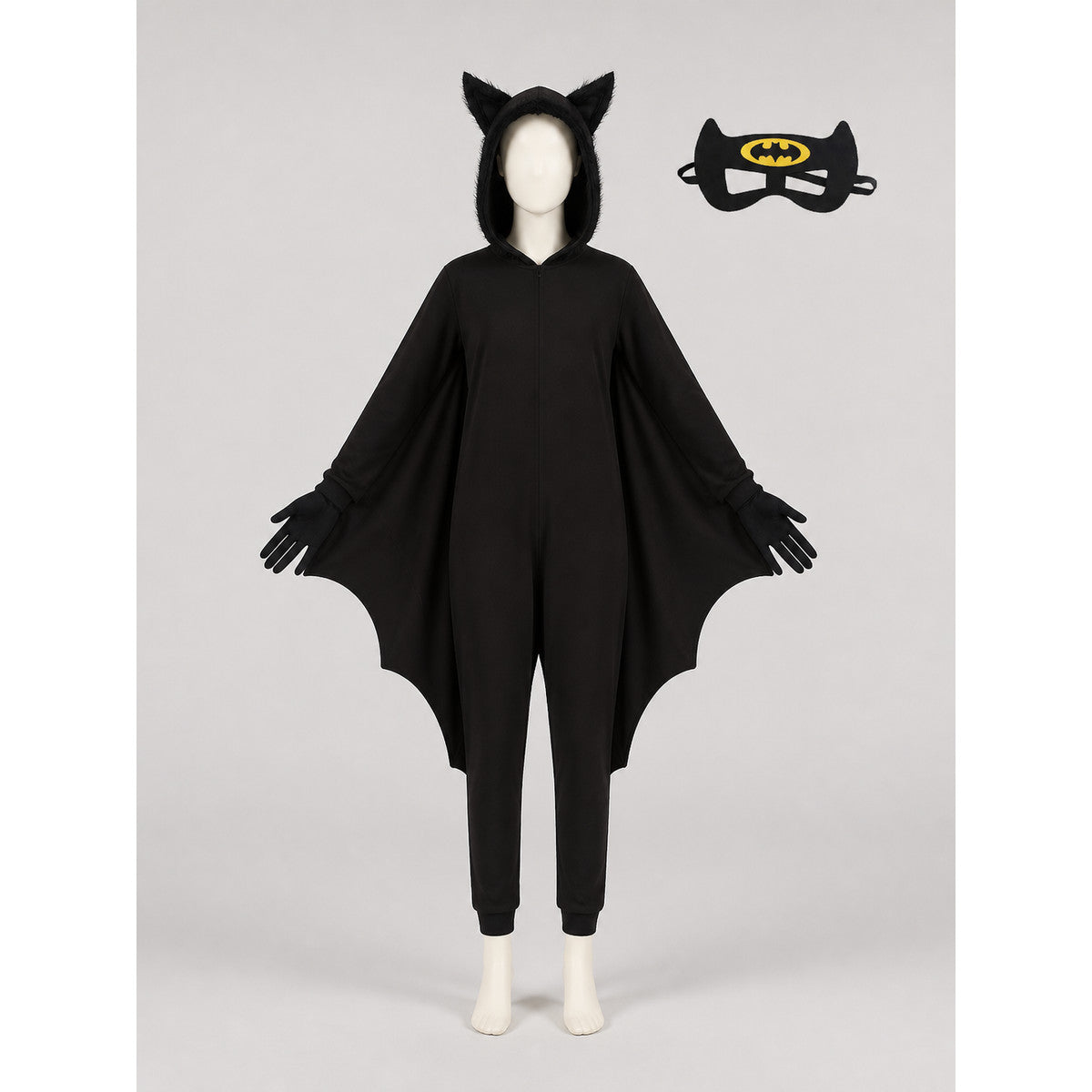 Halloween Bat Costume with Hood and Mask