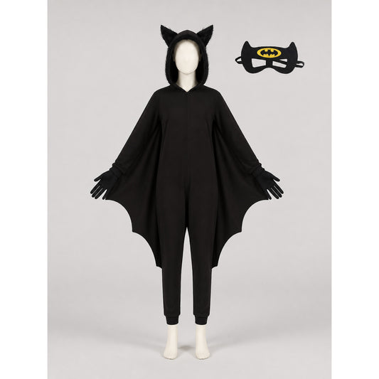 Halloween Bat Costume with Hood and Mask