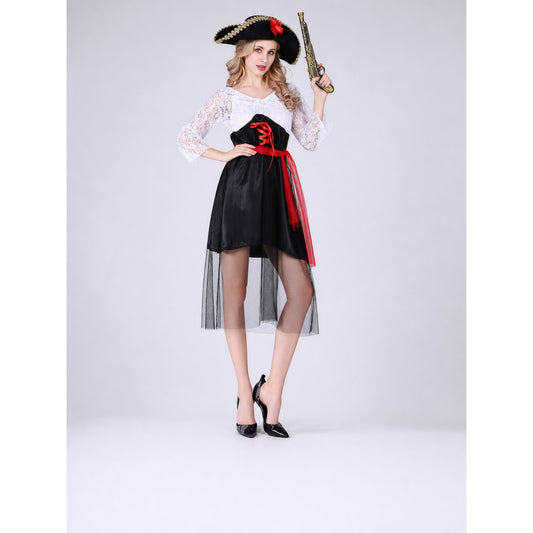 Pirate Costume with Hat and Belt