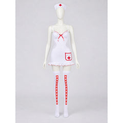 Medical Uniform with Red Cross and Ruffles