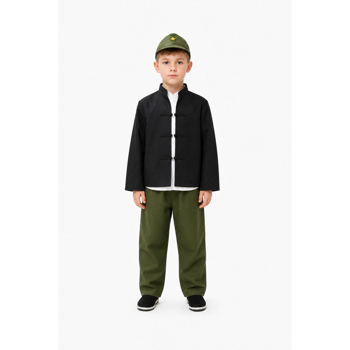 Japanese Soldier Costume with Hat for Stage main product view