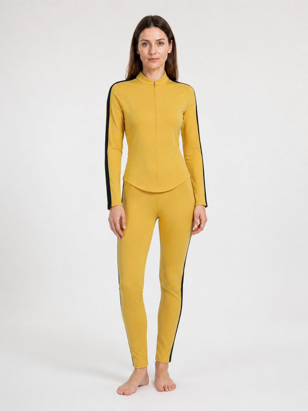 Yellow and Black Kill Bill Costume for Cosplay and Halloween main product view