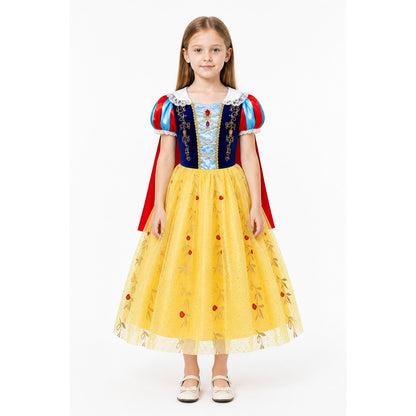 Snow White Dress with a Red Cape and Blue Bodice main product view