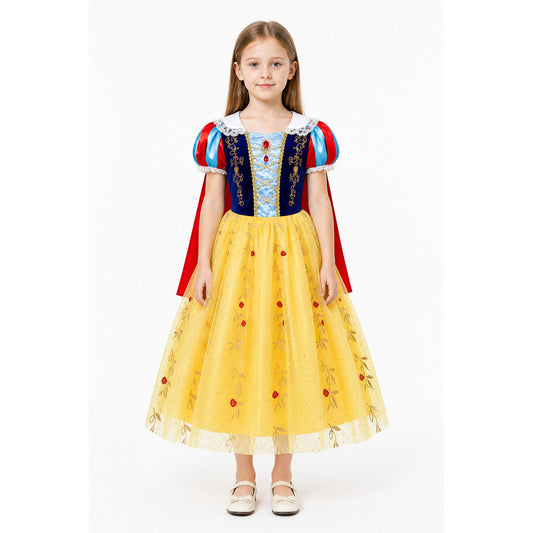 Snow White Dress with a Red Cape and Blue Bodice main product view