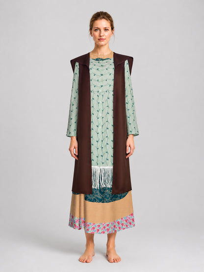 Sybill Trelawney Fringe Costume Dress for Halloween on-model view