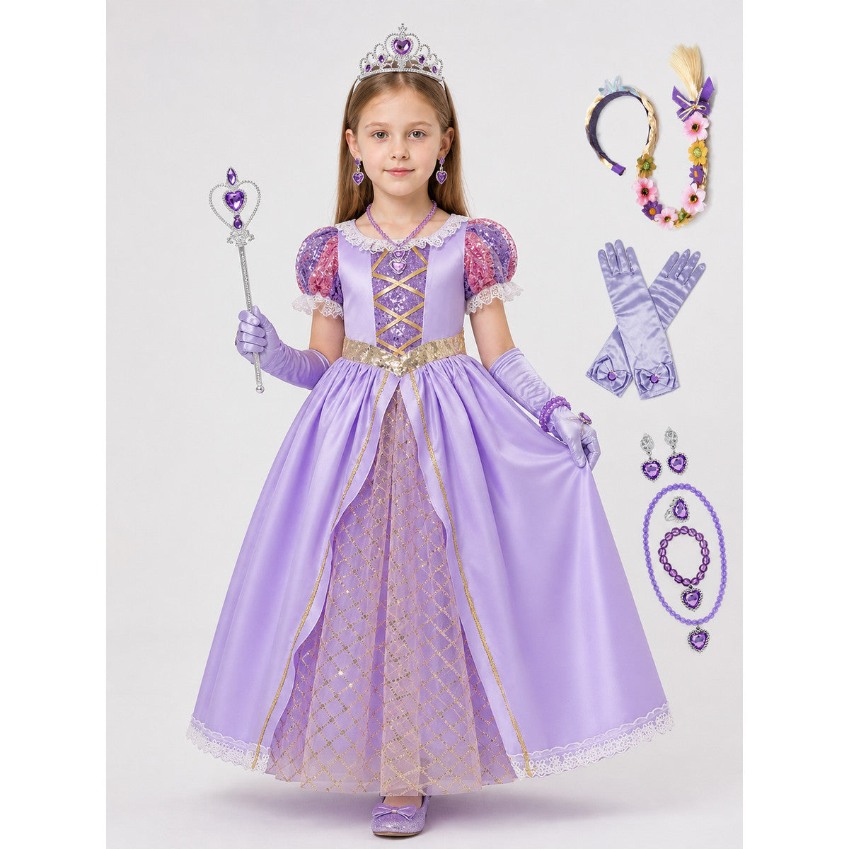 Princess Costume for Halloween and Cosplay main product view