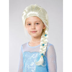 Elsa Platinum Carnival Wig with Braid for Halloween
